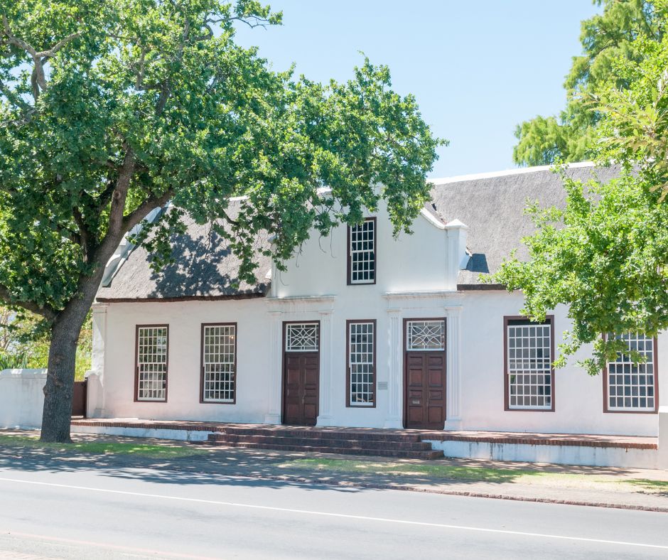 Bâtiment historique à Stellenbosch