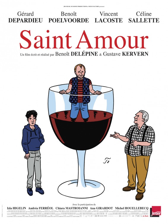 Affiche du film Saint Amour de Benoit Delepine et Gustave Kervern